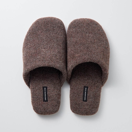 しっかり仕様の洗えるあったかフェルトスリッパ ＜M～L＞