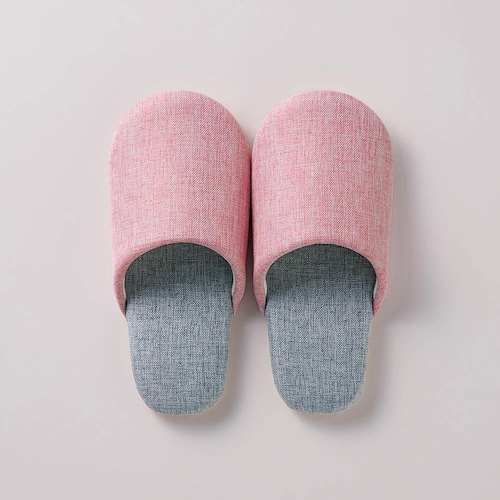 サイズ展開豊富な洗えるシンプルソフトスリッパ