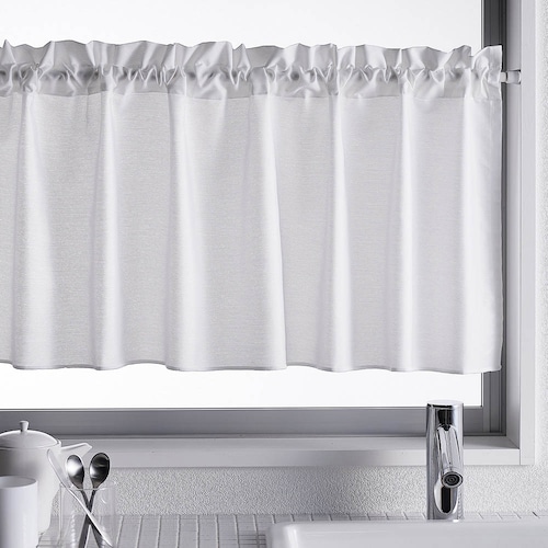 UVカット・遮熱・遮像カフェカーテン（小窓カーテン） ＜1枚＞