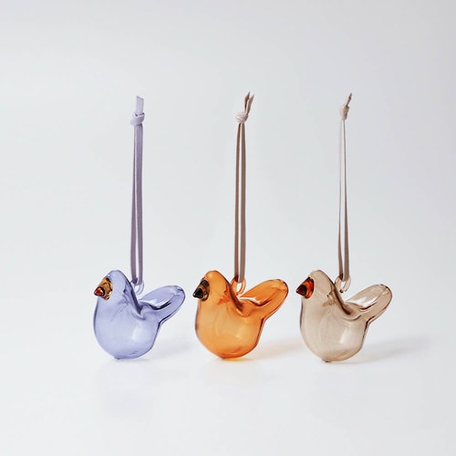 iittala / イッタラ / ガラスバードオブジェ 3個セット 【クリスマス】