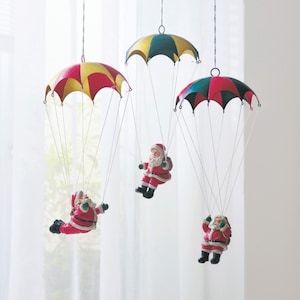 【ベルメゾン】パラシュートサンタのハンギングオブジェ 【クリスマス】