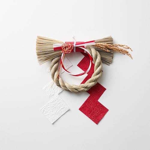 国産い草のしめ縄飾り ［日本製］【お正月】