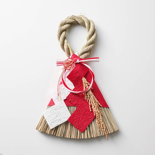 国産い草のしめ縄飾り ［日本製］【お正月】