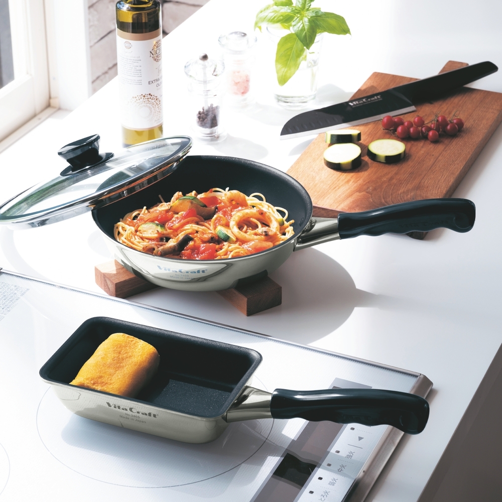 【ビタクラフト/VitaCraft】ビタクラフト 特別3点セット(ウォックパン20+エッグパンミニ+ガラス蓋)