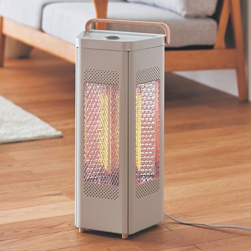 横方向にも暖かさを届ける3面カーボンヒーター 【7モード切替可能】 横方向にも暖かさを届ける3面カーボンヒーター 【7モード切替可能】