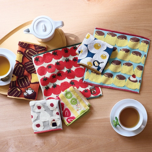 【定期お届け】 今治産はらぺこタオルハンカチ ：6回シリーズ