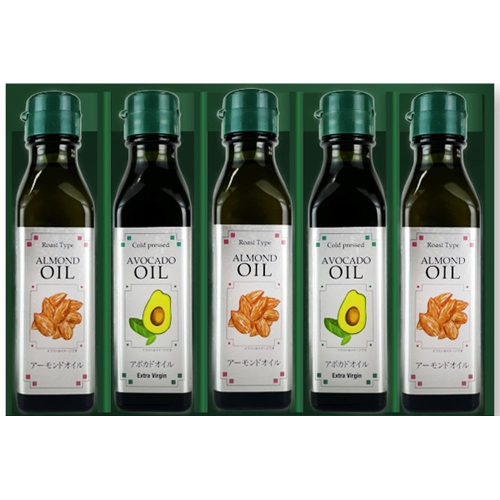 【ベルメゾン】【フードロス対策】【30%OFF】 エクストラバージンアボカドオイル & アーモンドオイル 5本セット (賞味期限2026年3月31日)