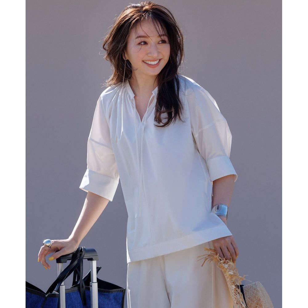 【オンワード樫山】【UNFILO/アンフィーロ】 FINE MOVE ランタンブラウス