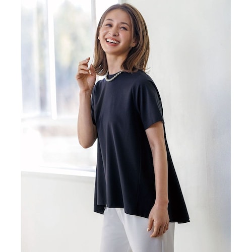 【オンワード樫山 UNFILO/アンフィーロ】 BEAUTY FORM-T バックフレアTシャツ