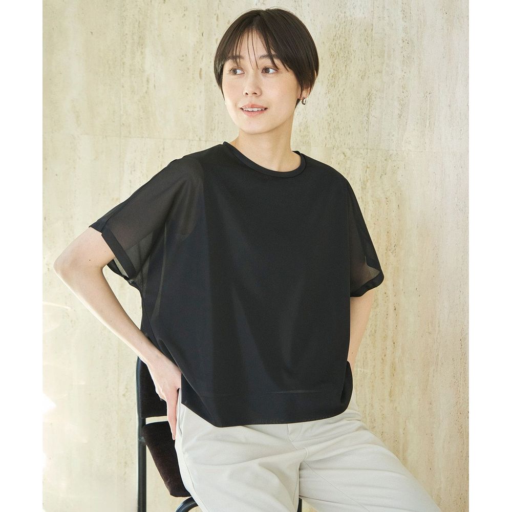 【オンワード樫山】【UNFILO/アンフィーロ】 シアーレイヤードT