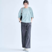 モデル身長169cm／M68　※写真は撮影用のため、股下+7cmになります。