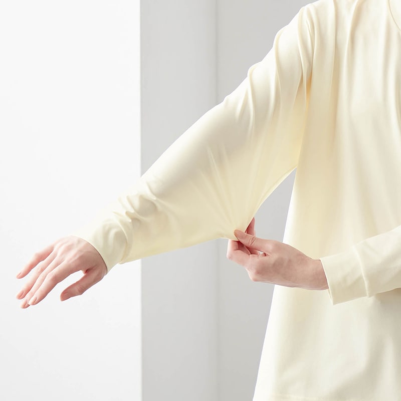 ストレッチ素材で動きやすい