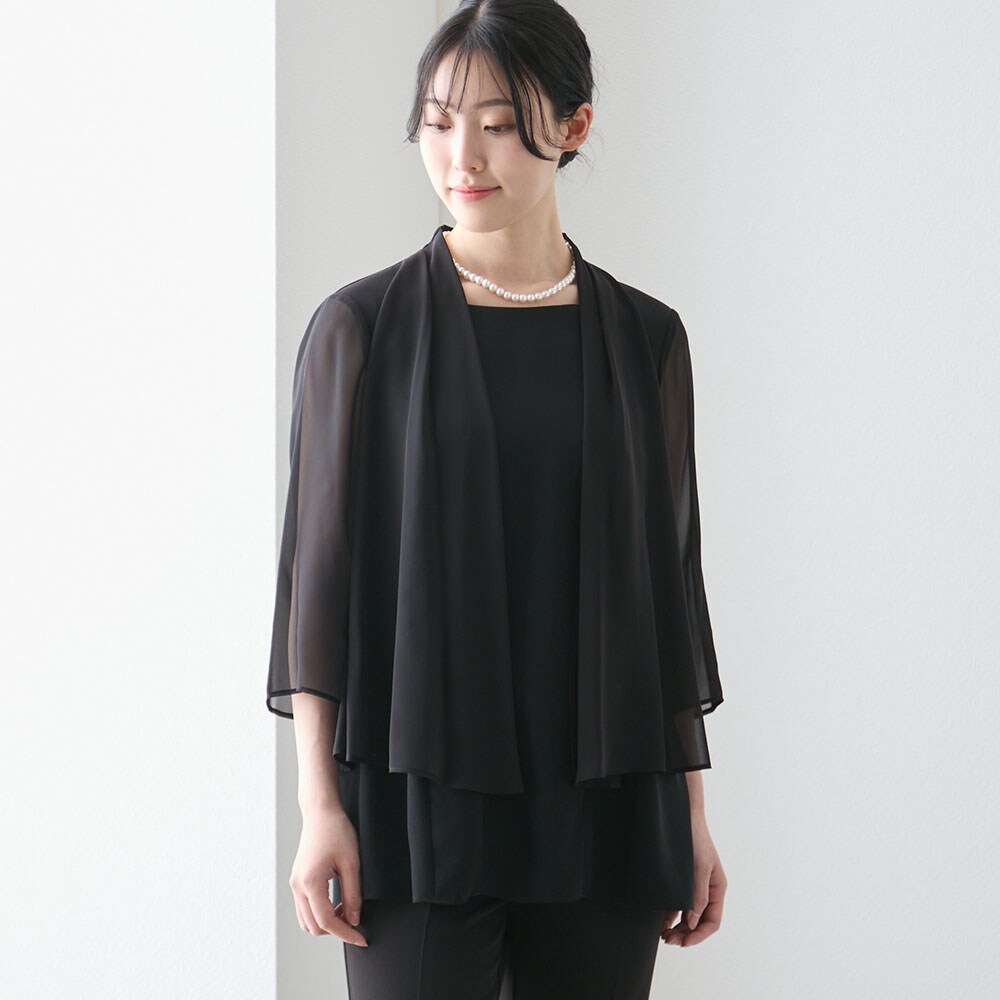 【ソリテール/SORITEAL】洗えるブラウス【喪服・礼服】