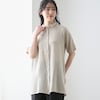 【ベルメゾン】綿麻素材のシャツチュニック