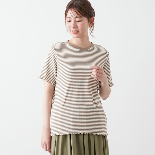 半袖ボーダーTシャツ