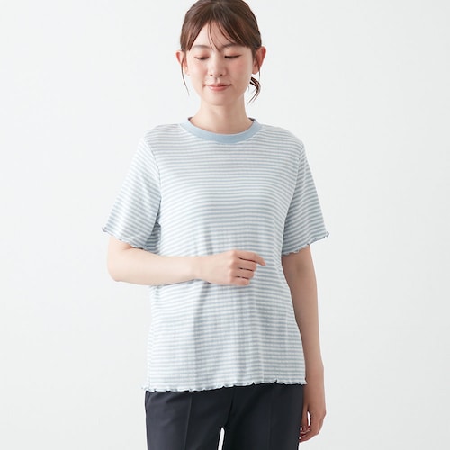 半袖ボーダーTシャツ