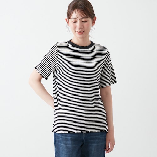 半袖ボーダーTシャツ