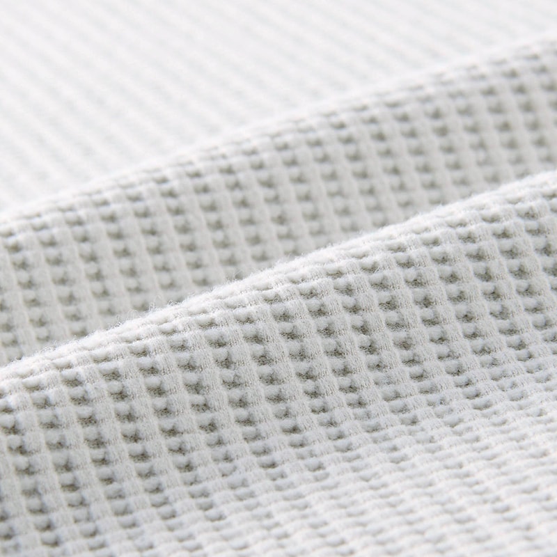 凸凹感のあるハニカムワッフル素材