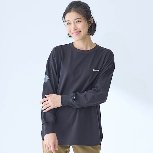 長袖ゆるフィットTシャツ