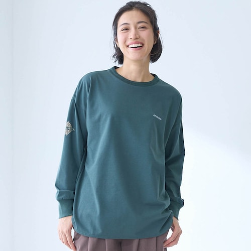 長袖ゆるフィットTシャツ