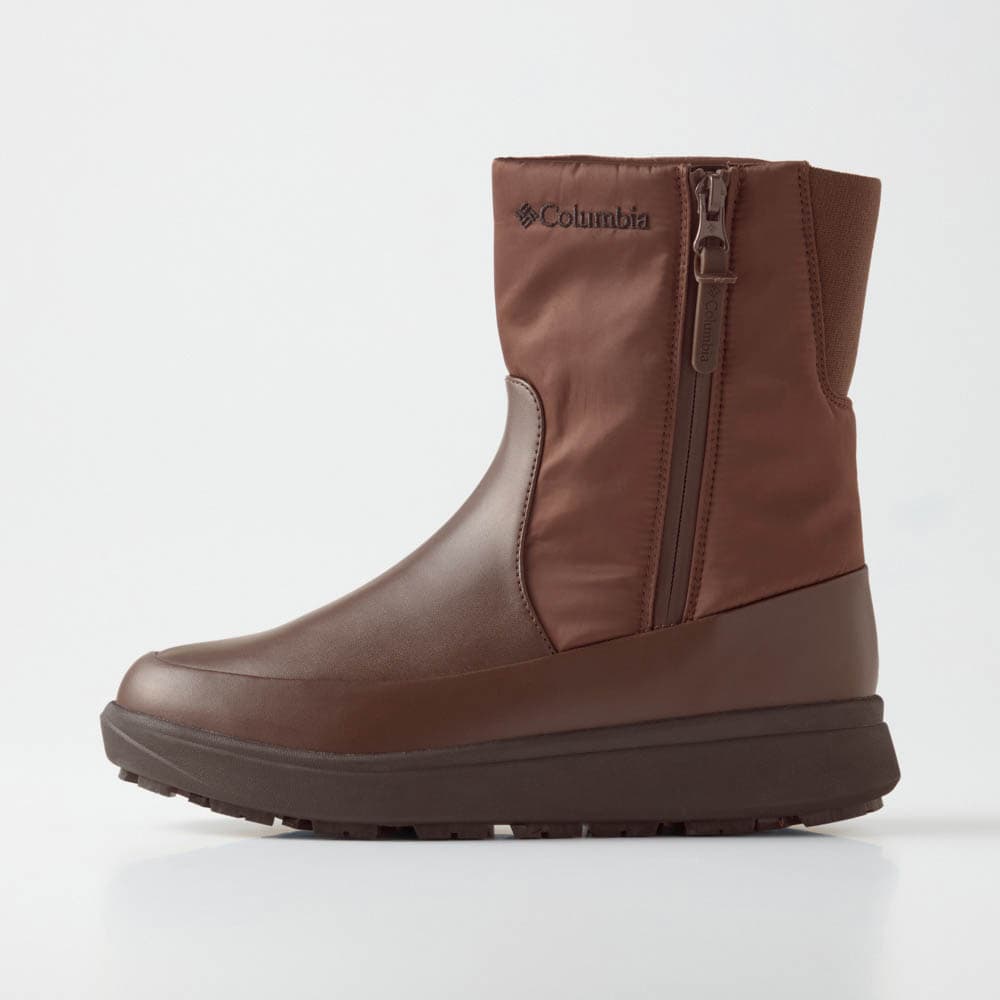 Columbia ブラウン ジッパーブーツ コロンビア Columbia ブーツ（サップランド スリー ディーヴァ レース