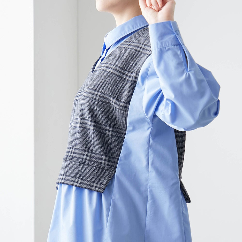 暑くても涼しく重ね着を楽しめるのが嬉しい