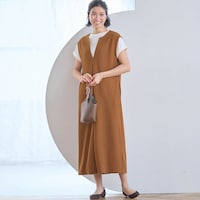 モデル身長168cm／M　※写真は撮影用のため身丈+6.5cmになります。