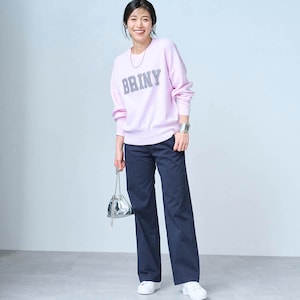 モデル身長168cm／M　※写真は撮影用のため股下+6cmになります。
