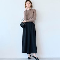 モデル身長166cm／M　ライトモカ