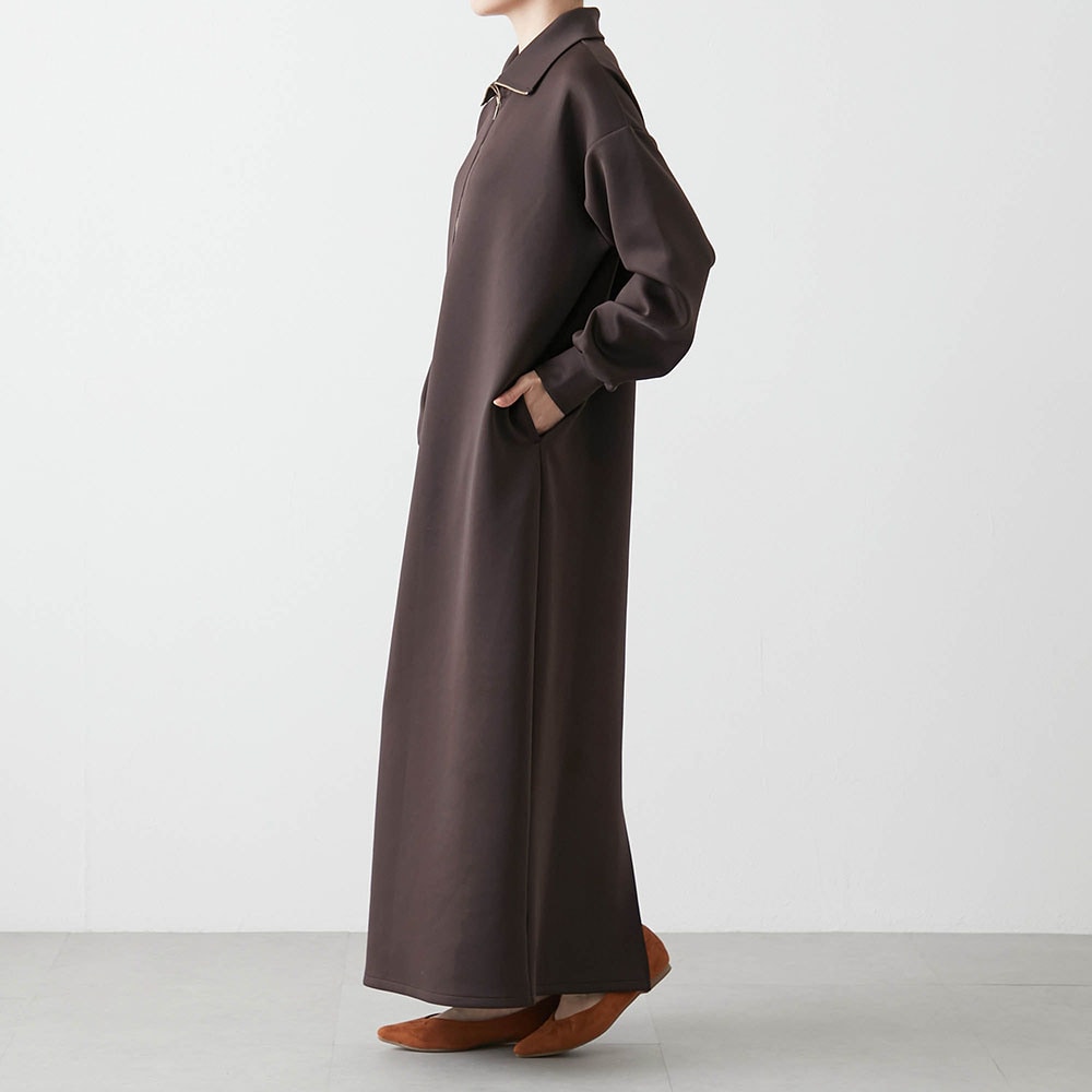 ハーフジップワンピース(スタイルノート/StyleNote)｜通販のベルメゾン