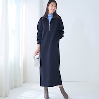 モデル身長173cm／M　※写真は撮影用のため身丈+8cmになります。