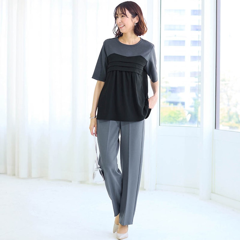 チャコール系×チャコール