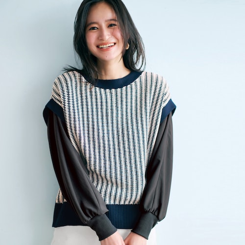 【12月9日セール追加】 前後2WAY編地変化ベスト