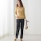 モデル身長173cm／M　※写真は撮影用のため股下+6cmになります。パンツのみ着用