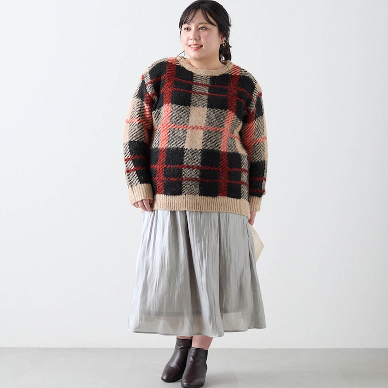 モデル身長157cm／3L・総丈78cm