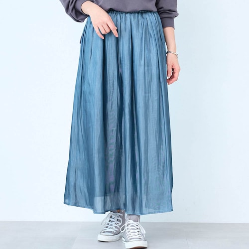 ツヤめきスカート(丈が選べる) 【TV newsおかえり で着用されました】