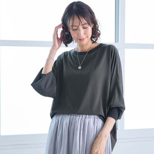 とことん着まわせるドルマンＴブラウス