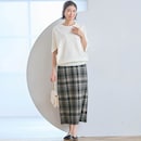 オフホワイト×チェック