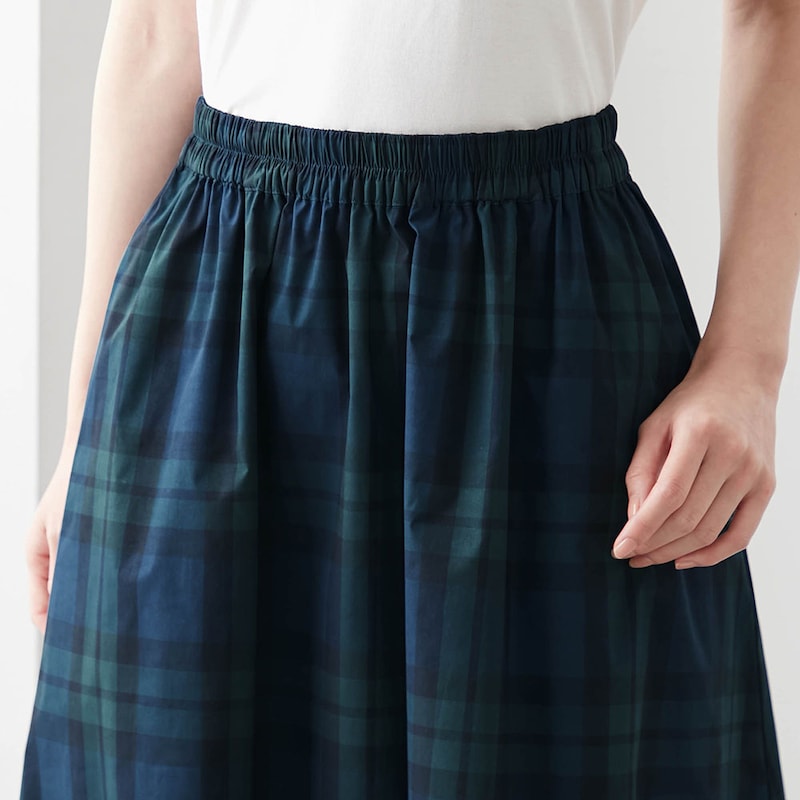 ウエストは総ゴムではきやすく着心地ラクちん