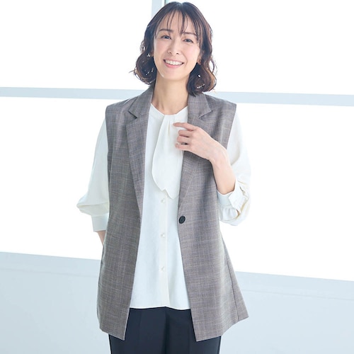 体型カバー＆きちんと感も叶えるオフィスジレ