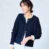 【スタイルノート/StyleNote】表情のある綿混カットソーカーディガン