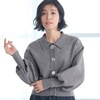 【スタイルノート/StyleNote】デザインボタン使いニットカーディガン