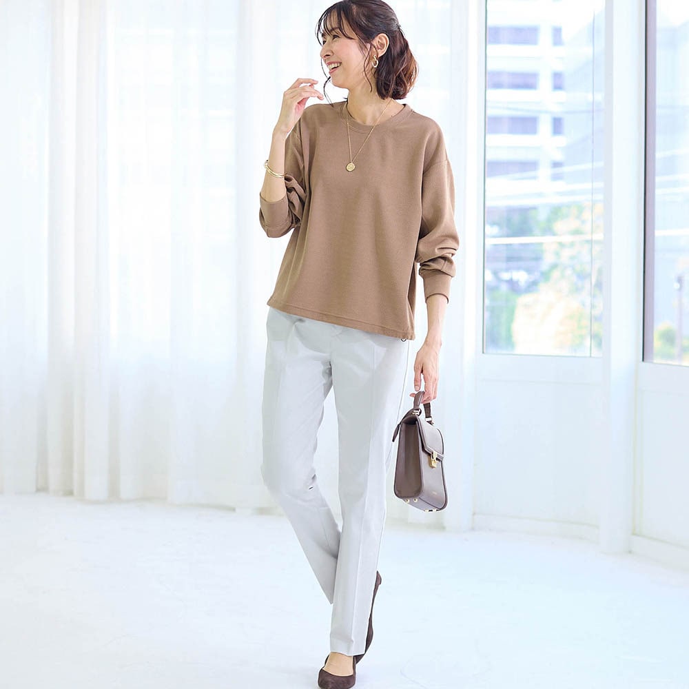 コーデに悩まずさまになるセットアップ【2点セット】(花笑むとき/hana