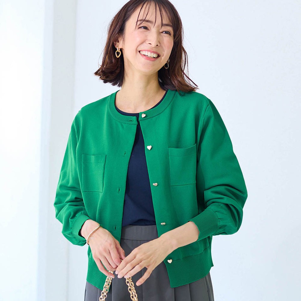 【スタイルノート/StyleNote】ニットカーデ & 5分袖カットソーアンサンブル 【スタイルノート/StyleNote】ニットカーデ & 5分袖カットソーアンサンブル