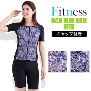 【夢企覚販売】フィットネス水着3点セット
