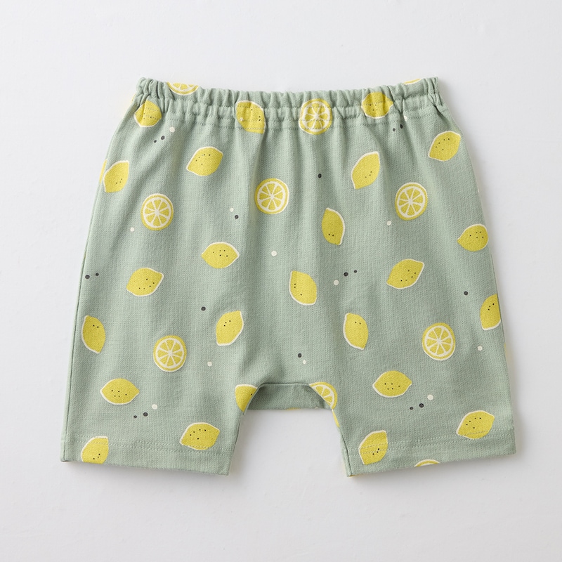 スモーキーグリーンレモン柄