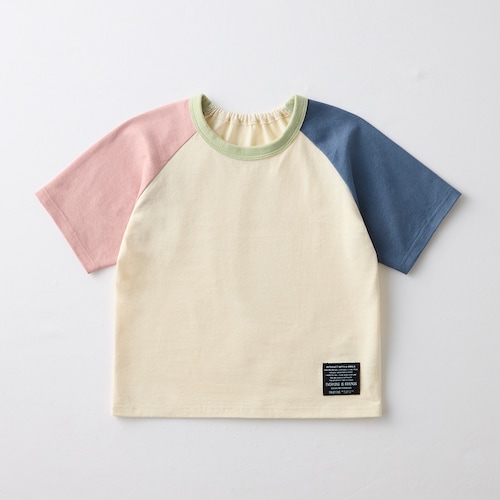保育士さんの声から生まれたお着替えしやすいラグラン半袖Tシャツ