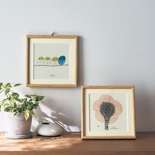 山口一郎描下ろし 掛け置き兼用アート