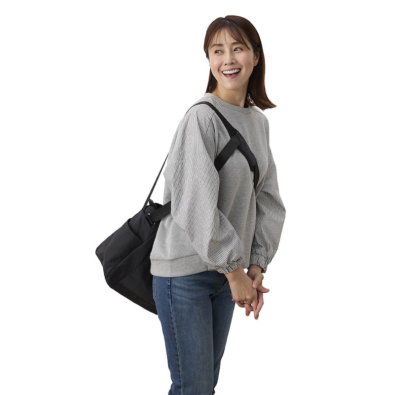 【2WAY】メッセンジャー／バッグがブラブラしない