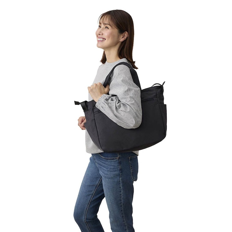 【5WAY】肩掛けトート／サッと持ち出しやすく腕が疲れにくい